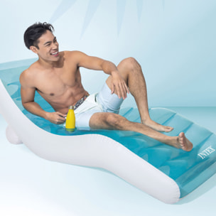 Intex Materassino Gonfiabile Mare Splash Lounge, Azzurro, 191x99 cm