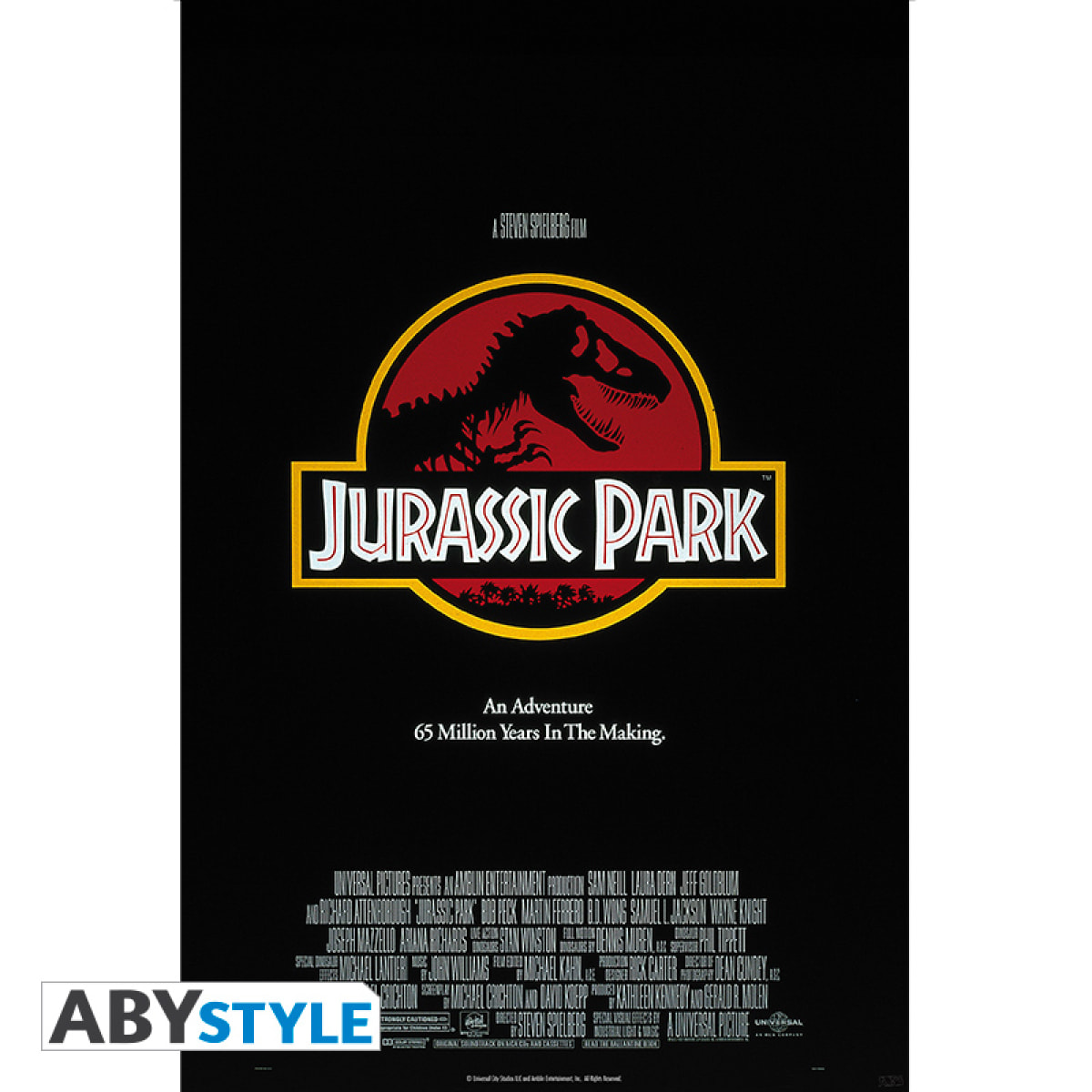 Jurassic Park Poster del Film di Jurassic Park 91.5 x 61 cm ABYStyle