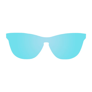 Gafas de sol OCEAN LA MISSION - Plana revo azul cielo con patilla gris