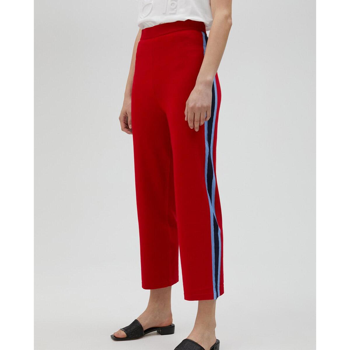 Pantaloni Coulette Rossi