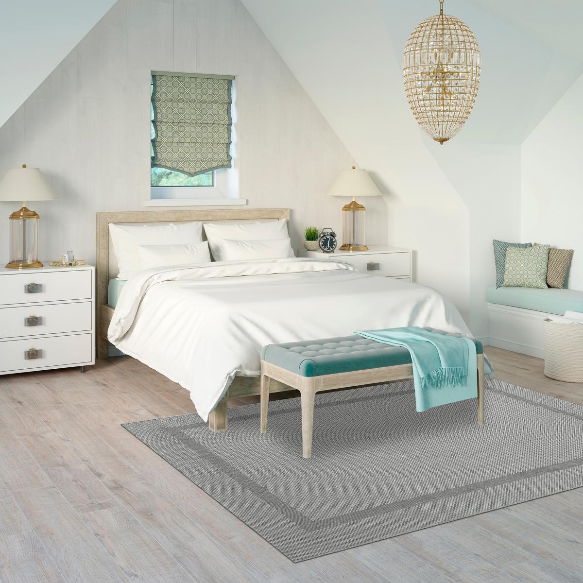 Tapis extérieur tissé kilim rectangle KOPO