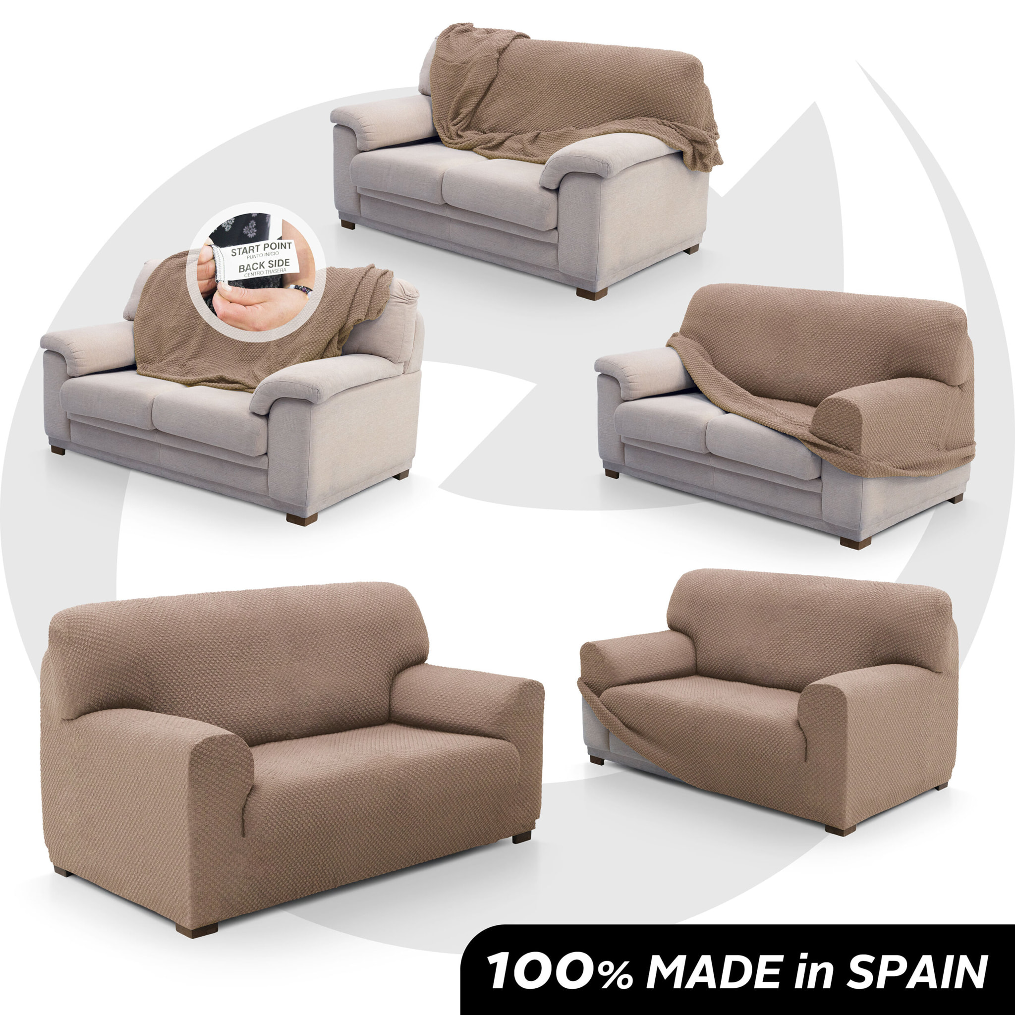 Funda Súper Elástica para SOFÁ modelo CHARLY