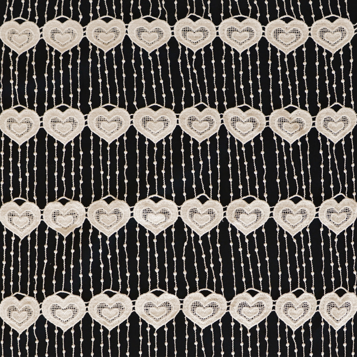 Modulable en macramé style romantique - Ecru