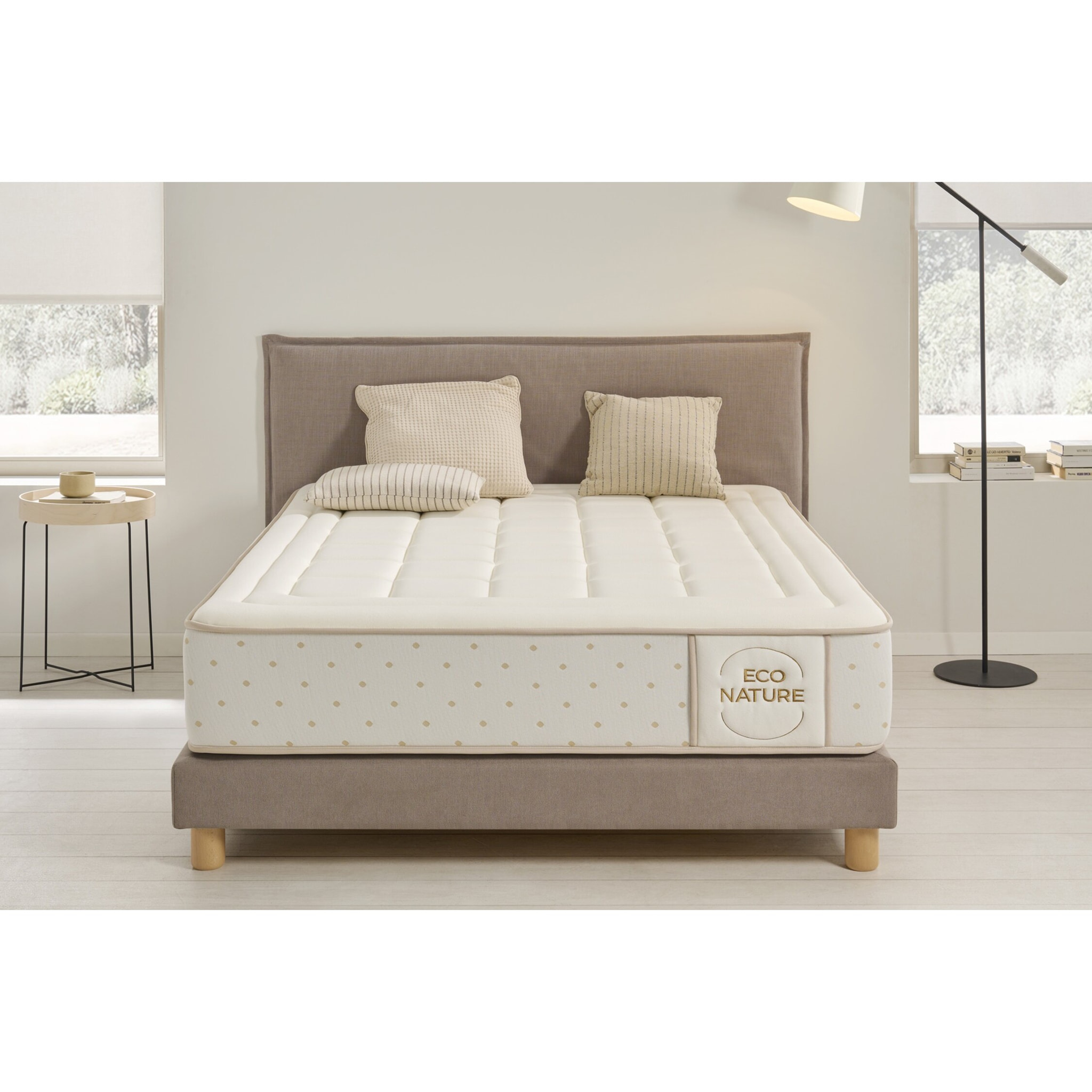 Matelas Mousse à memoire de forme Eco Nature Memory Foam, 27 cm, 2 places - Moonia