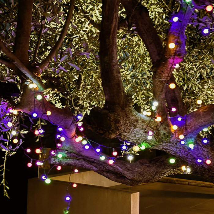 Guirlande solaire BILLY 100 boules 11M