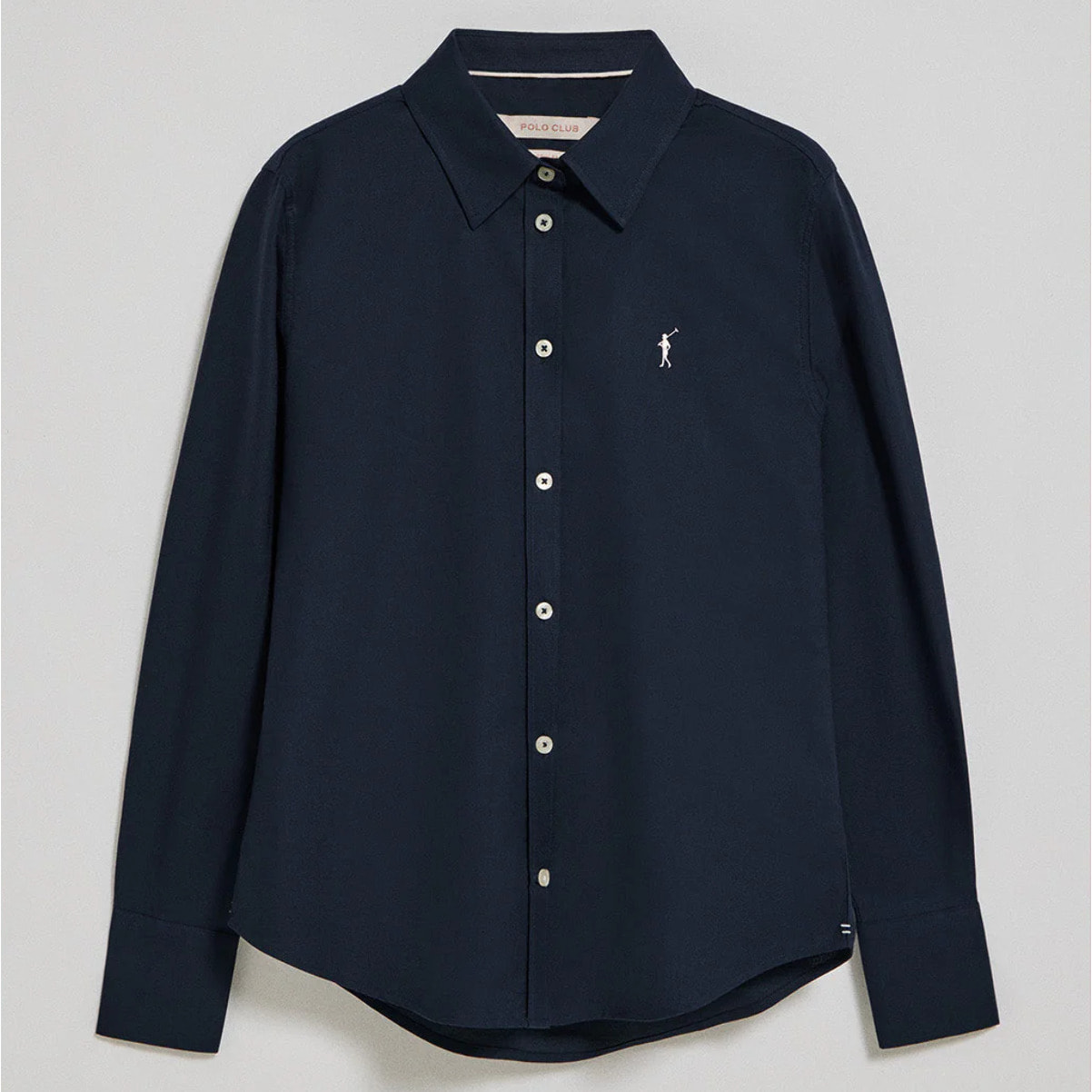 Camicia Oxford Regular fit blu marino con logo Rigby Go