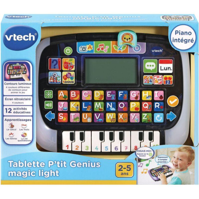 Jeu éducatif VTECH Tablette P'tit Genius magic light