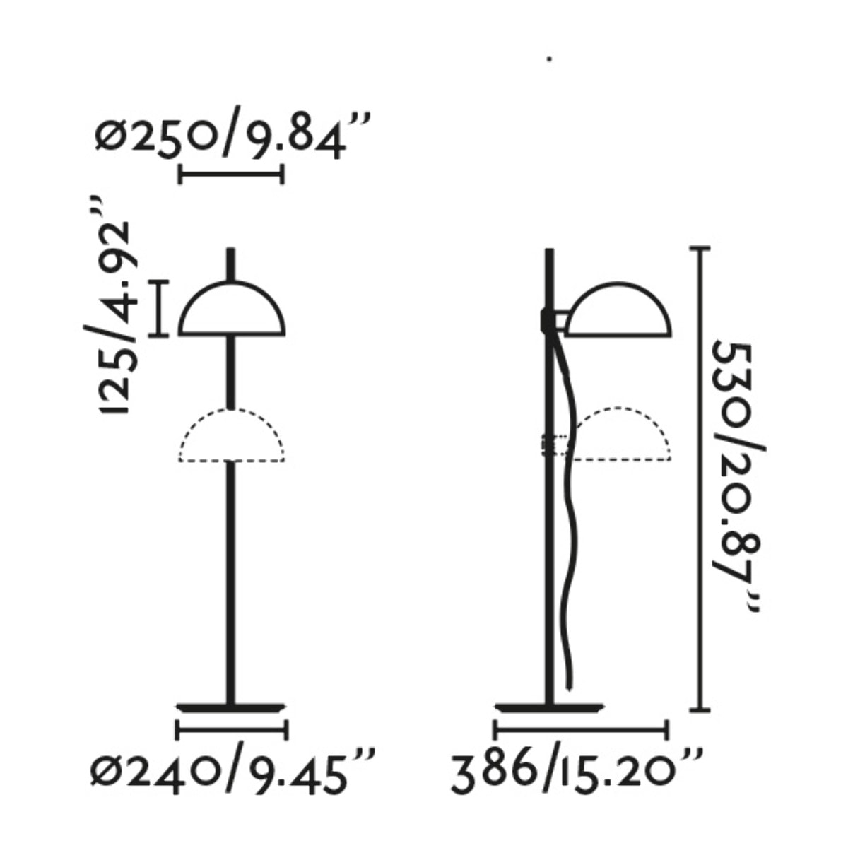 DOMINICA Lampe de table beige