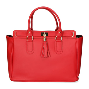 Borsa a mano da Donna Elena in Vera Pelle Made in Italy 28x37x18 cm