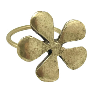 Anillo Mi Hoja dorado chapado latón