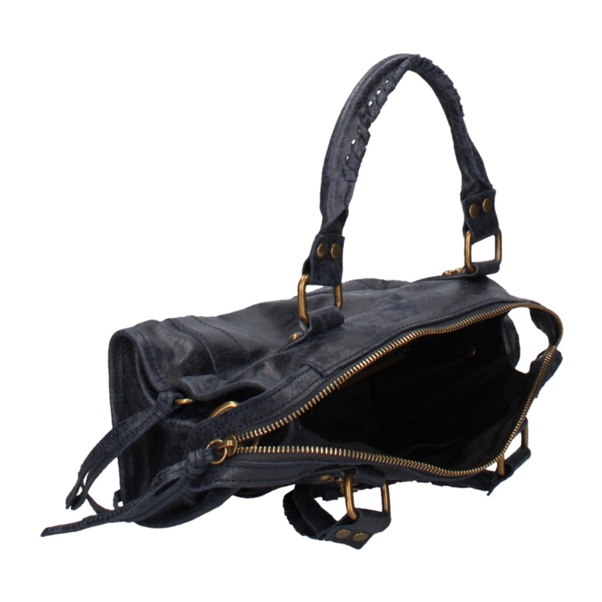 Borsa a spalla da donna - Modello Erisia - Vera pelle - 25.0 x 15.0 x 10.0 cm