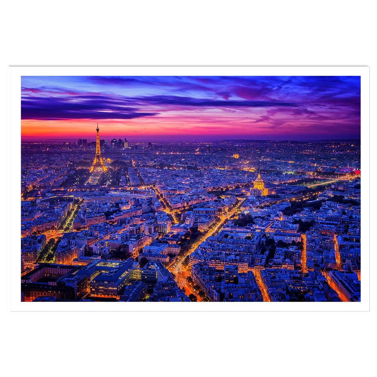 Affiche paysage paris city lights Affiche seule