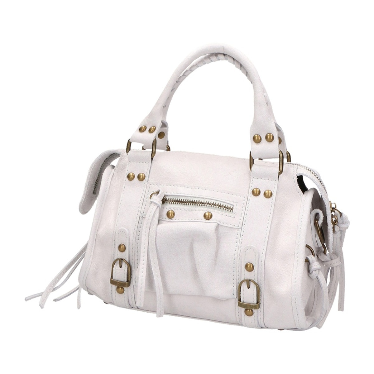 Borsa a spalla da donna - Modello Erisia - Vera pelle - 25.0 x 15.0 x 10.0 cm