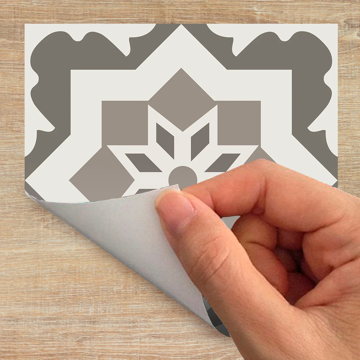 Sticker carrelage - Ambiance Sticker - 60 CARREAUX DE CIMENT MEUBLE AUTHENTIQUES NIHNA - 20x20cm