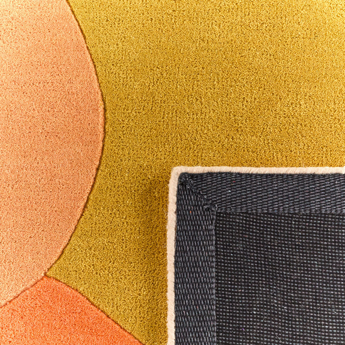 PANTONE - Tapis en laine fait main NUAGE SUCRE à motif multicolore