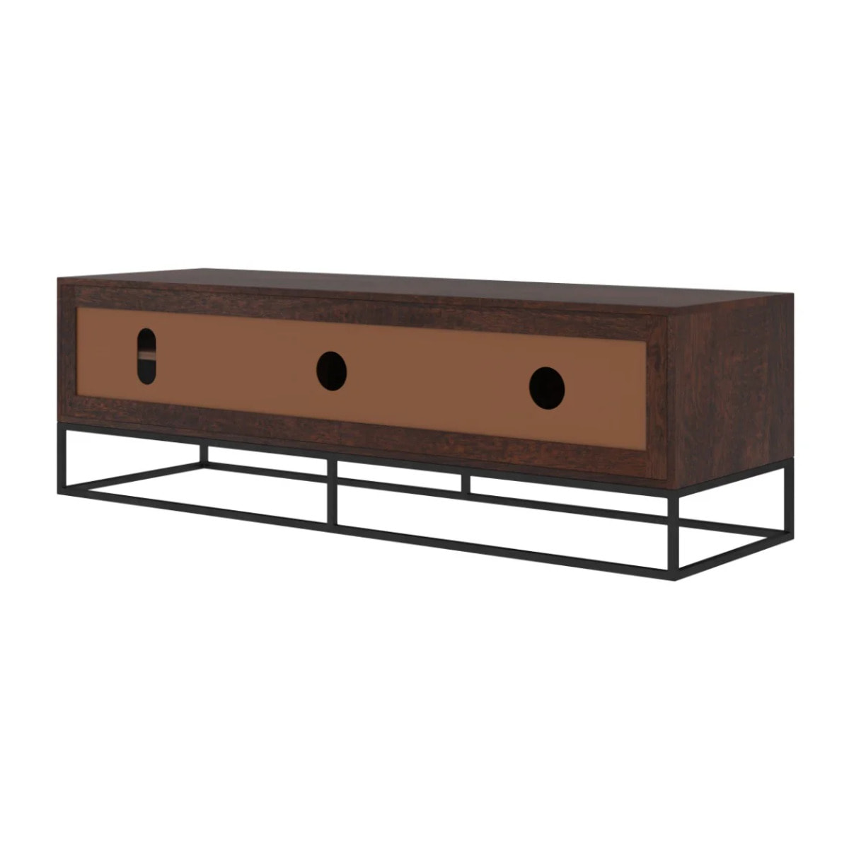 Meuble TV en bois d'acacia et bois recyclé 145 cm - Krabi