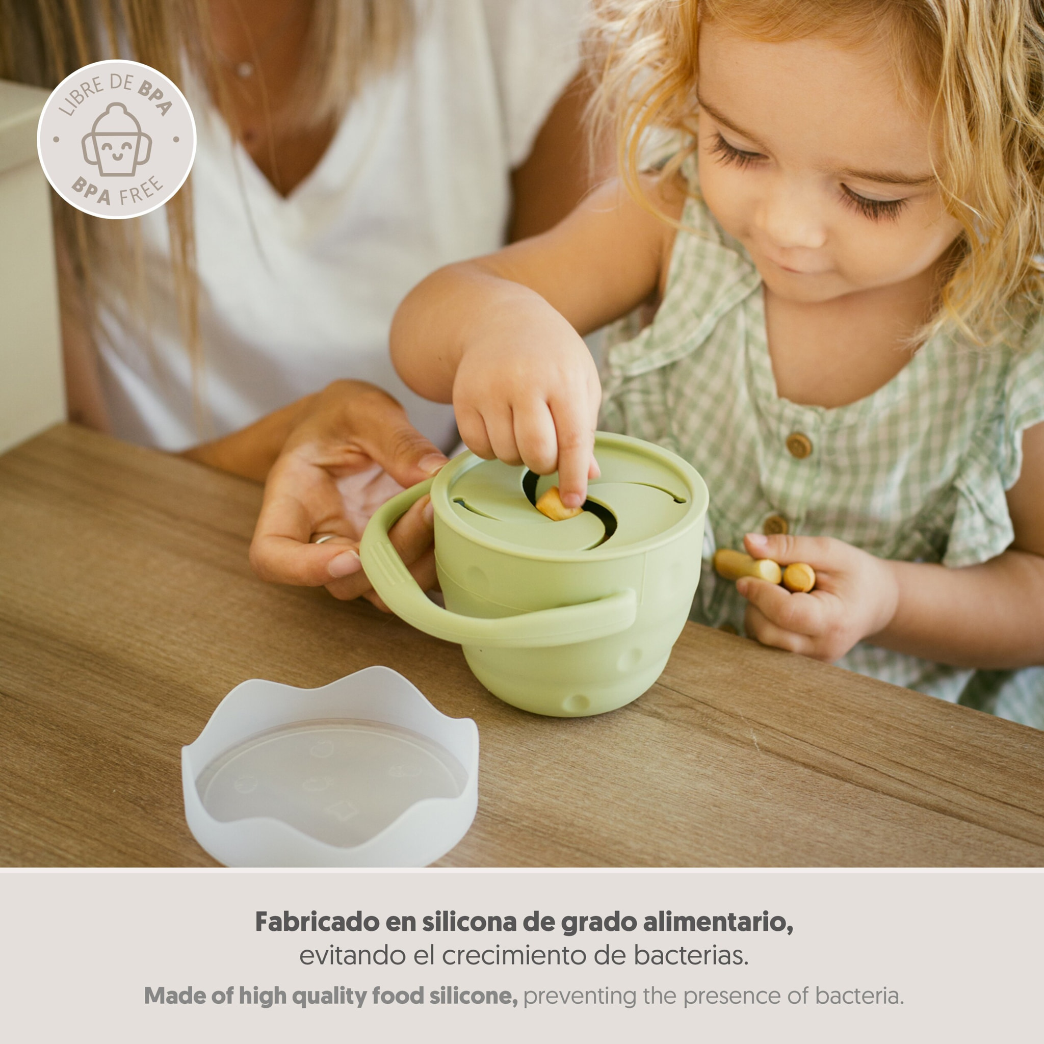 Porta Snacks de Silicona