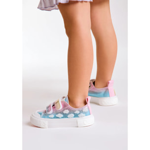 Zapatillas Bajas de Bebés Doble Tira Adherente Multicolor