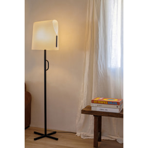 LUANG Lampadaire noire/beige