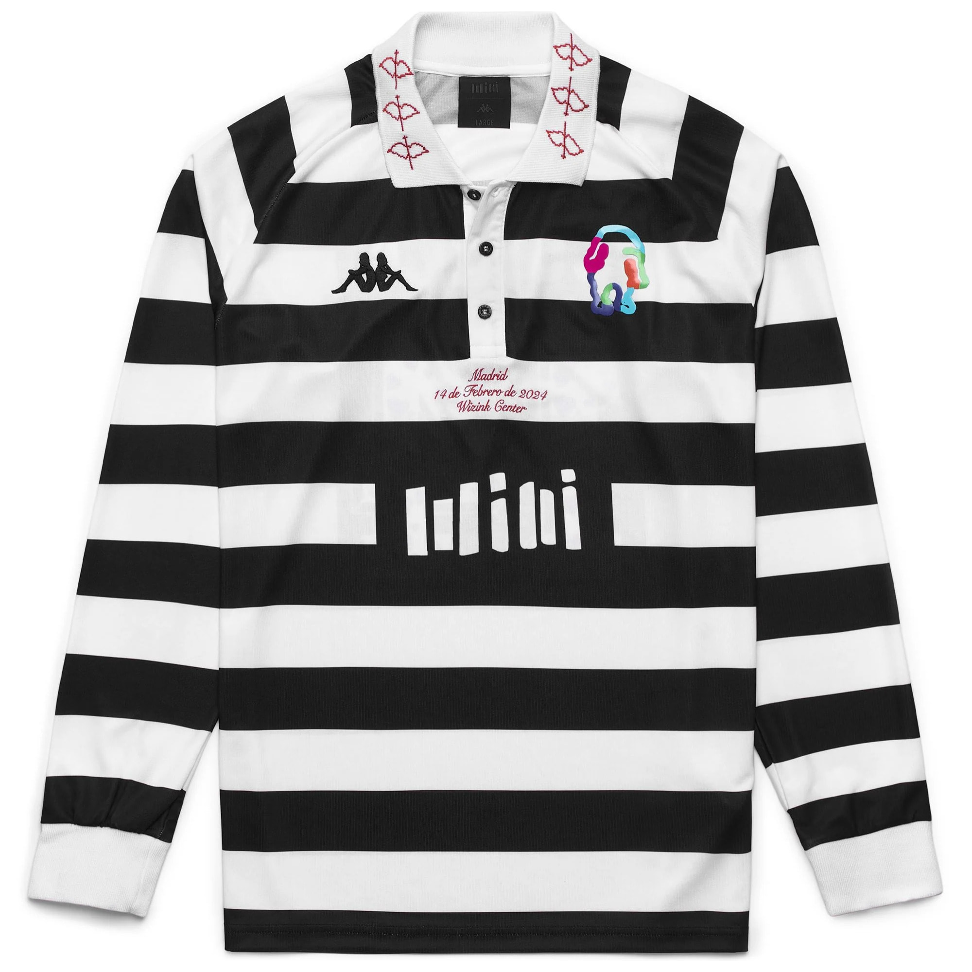 Maglie gioco Kappa Uomo Authentic Milton Mini Shop Nero