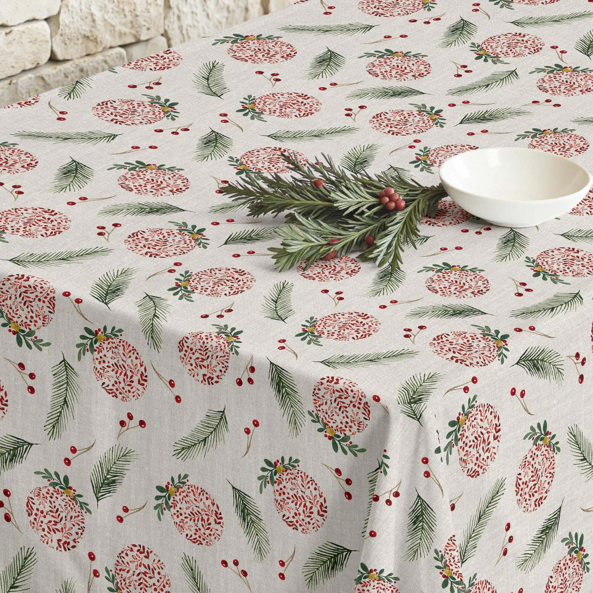 Nappe en résine Anti-tâches Merry Christmas 67