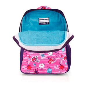 Mochila adaptable a carro Gabol STICKER con dibujos y resistente al agua