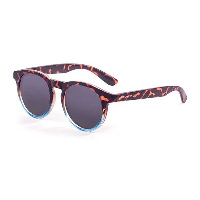 Gafas de sol PALO ALTO NEWPORT - Negro brillante con líneas blancas / Ahumada