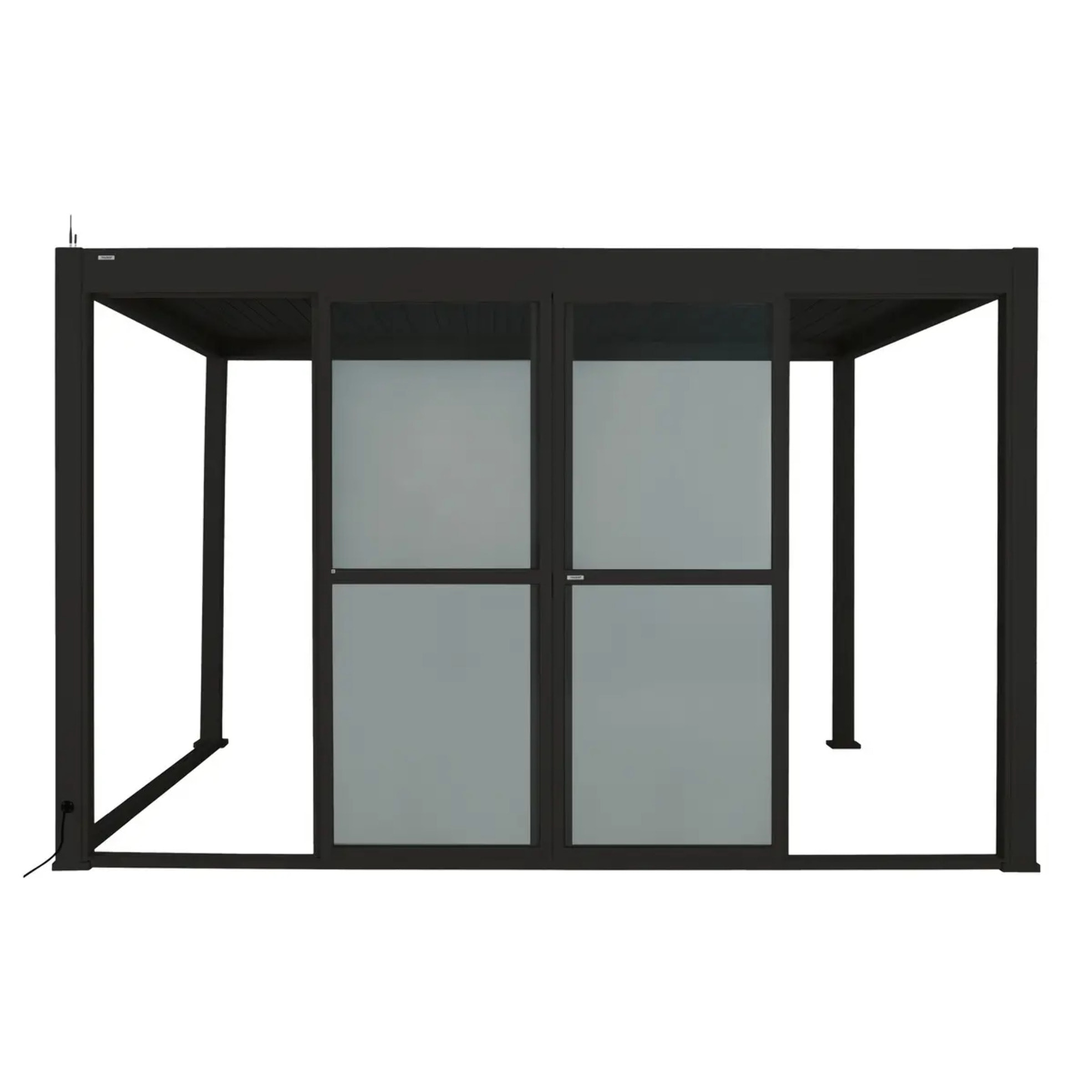 Portes coulissantes pour pergola Evora gris graphite