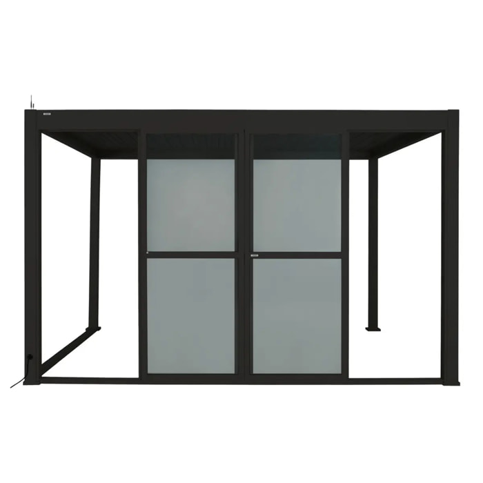 Portes coulissantes pour pergola Evora gris graphite