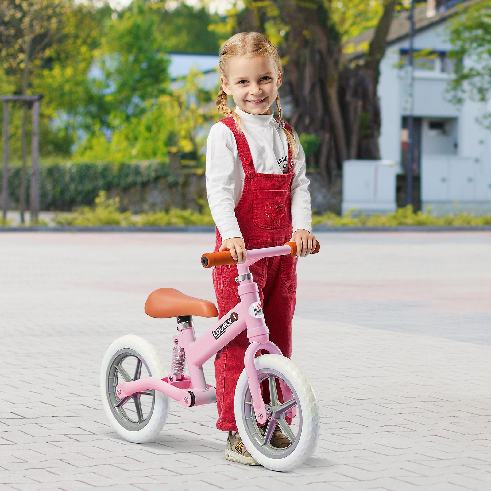 Bicicleta de Equilibrio Sin Pedales Rosa