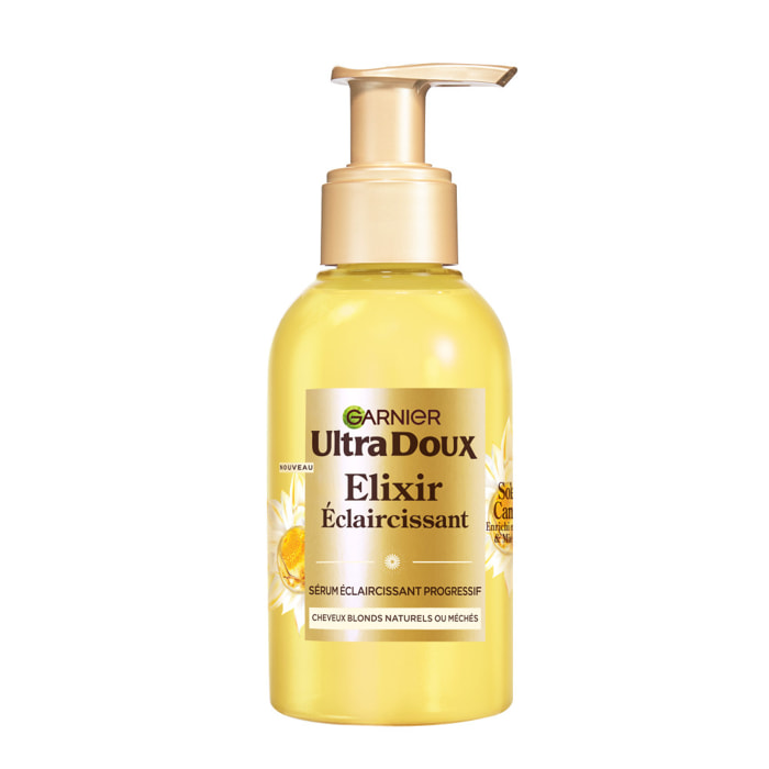 Garnier Ultra Doux Soleil de Camomille Elixir Éclaircissant 120ml - Homme & Femme