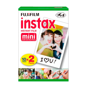 FUJIFILM INSTAX MINI 2X10/ PELICULA FOTOGRÁFICA INSTANTÁNEA