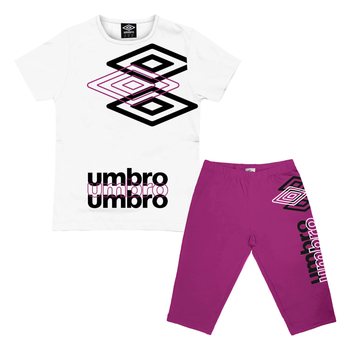 Completo Corto Ragazza UMBRO Cotone 8 / 16 Anni