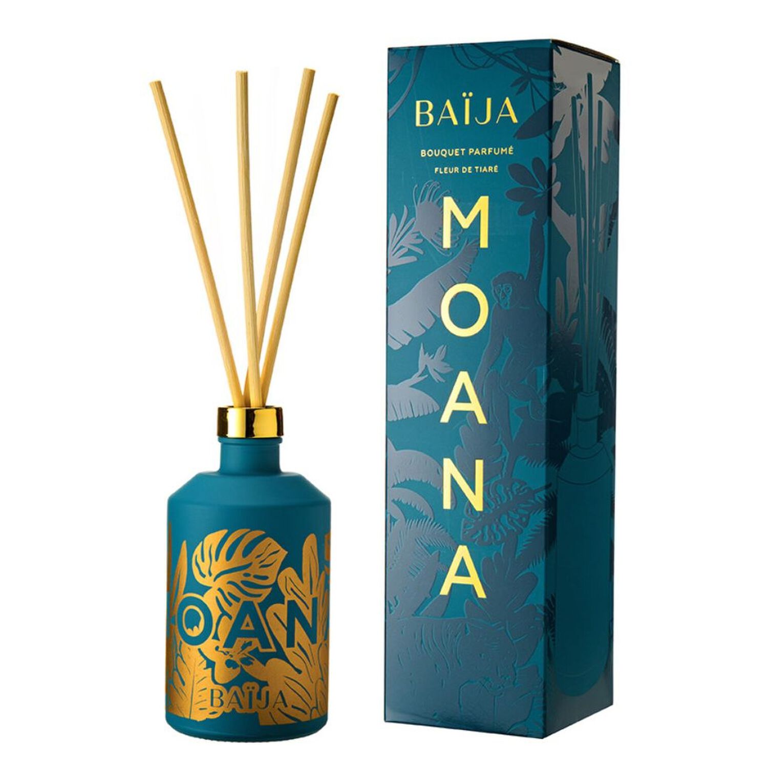 Moana - Bouquet Parfumé 365 ml et 4 brins de rotin