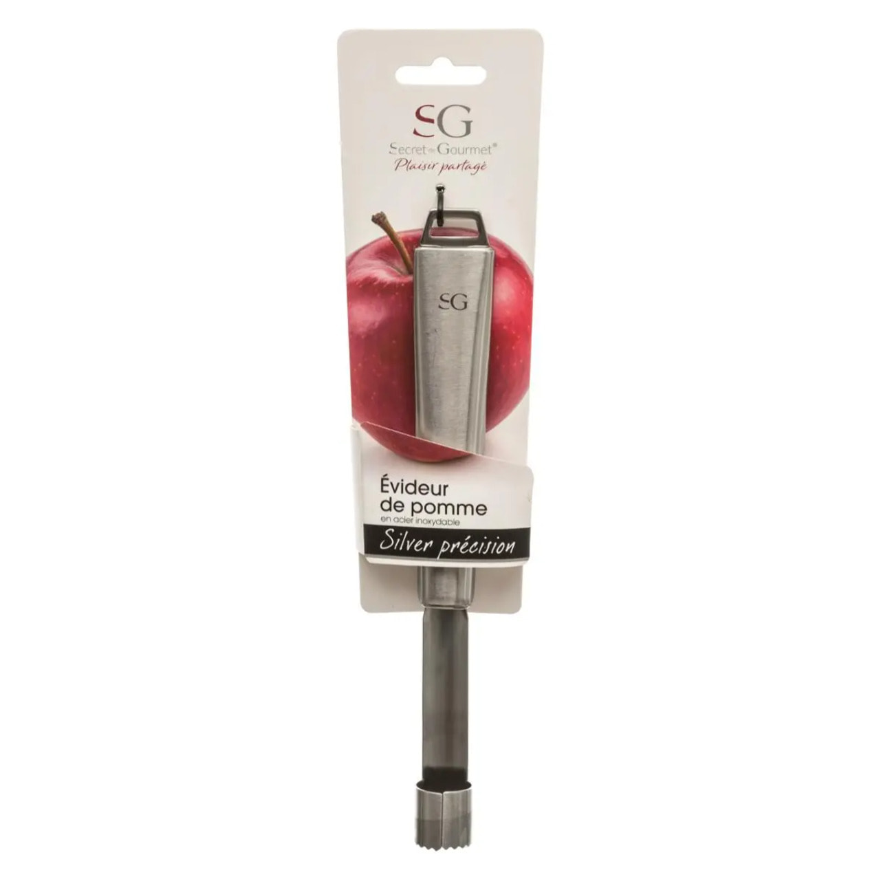 Évide-pommes en inox "Silver Précision"