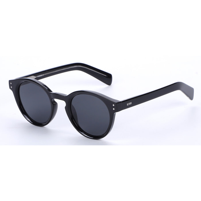 Gafas de sol OCEAN MONTREAL - Negro brillante / Ahumada polarizados