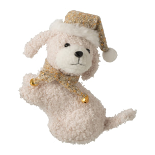 J-Line Chien suspension - polyester - beige clair