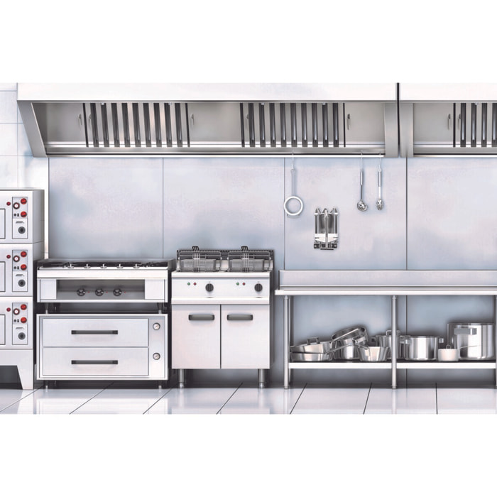 Coupe-frites médium Compact Pro avec grille couteau 10mm + poussoir