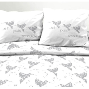 Parure Housse De Couette 3pcs 100% coton 57fils Origasie