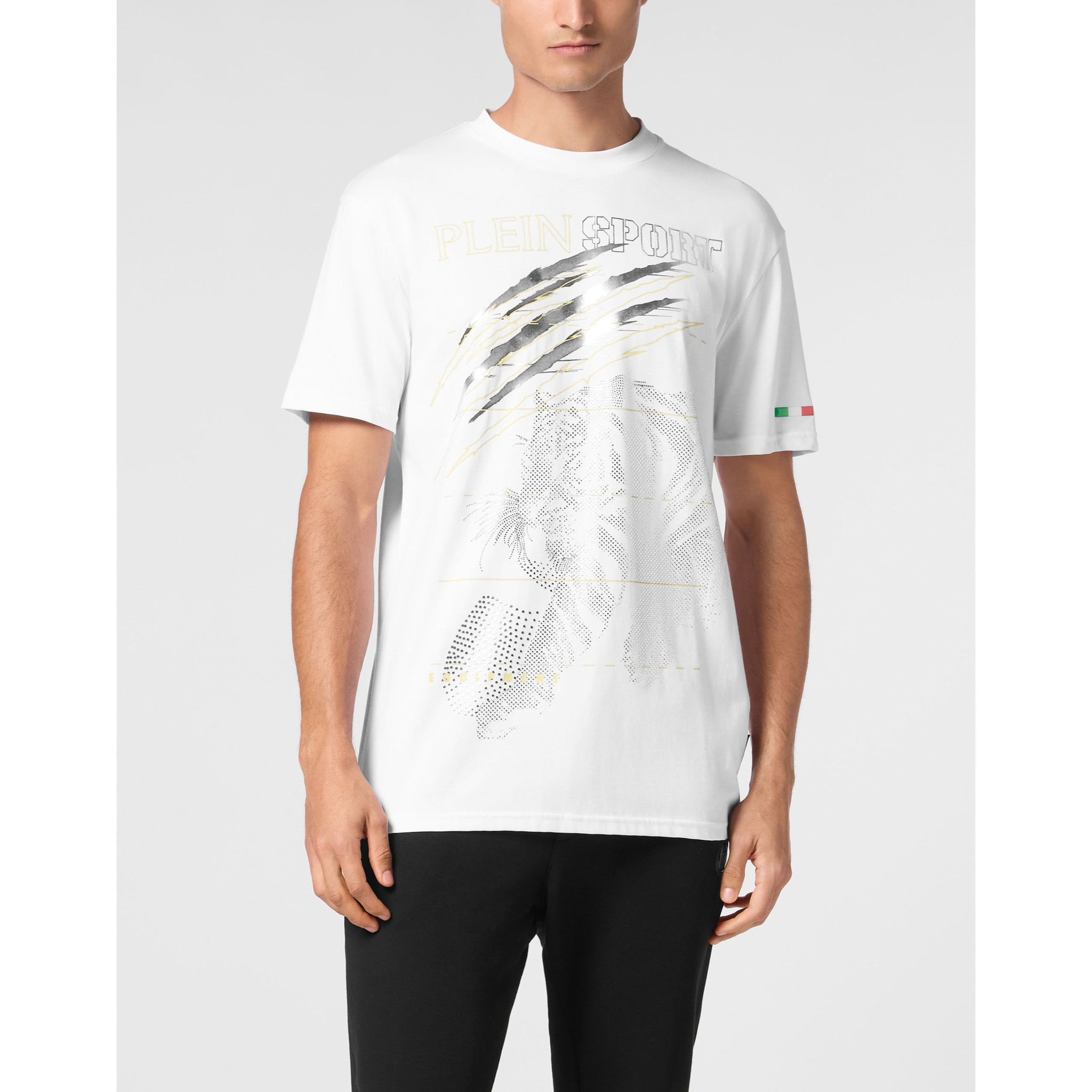 PLEIN SPORT Camiseta Cuello Redondo TIGER