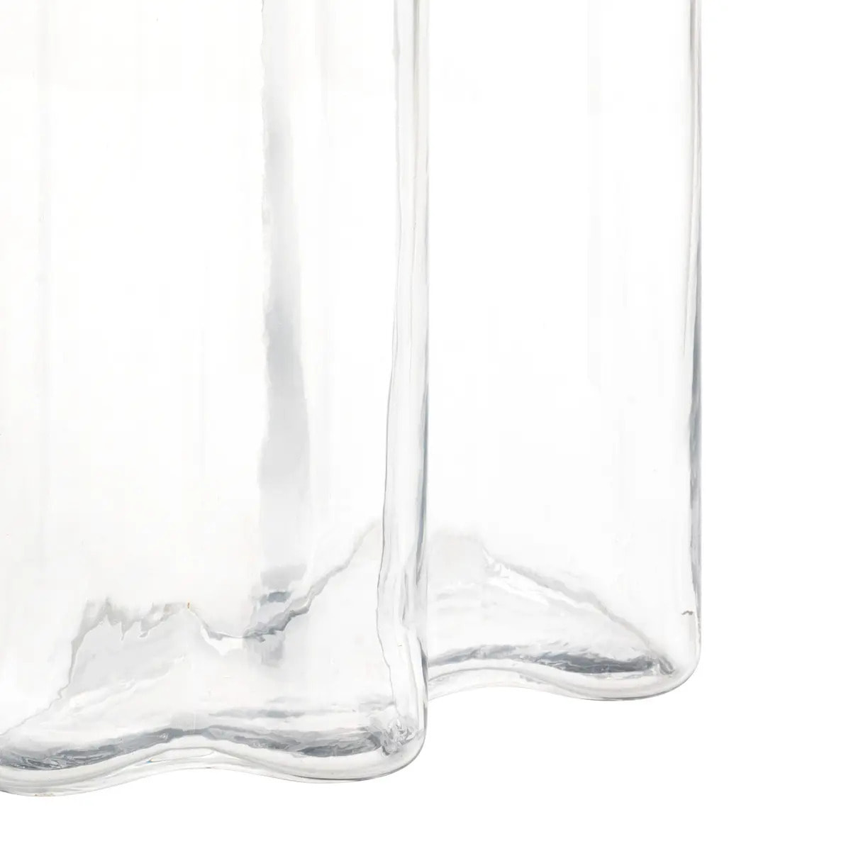 Vase vague "Kade" transparent H25cm