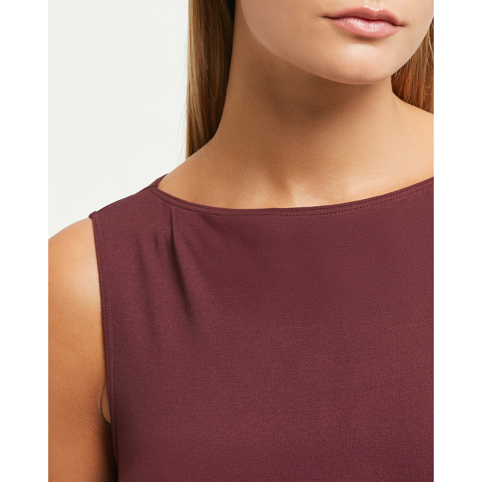 Smanicato scollo barchetta seamless