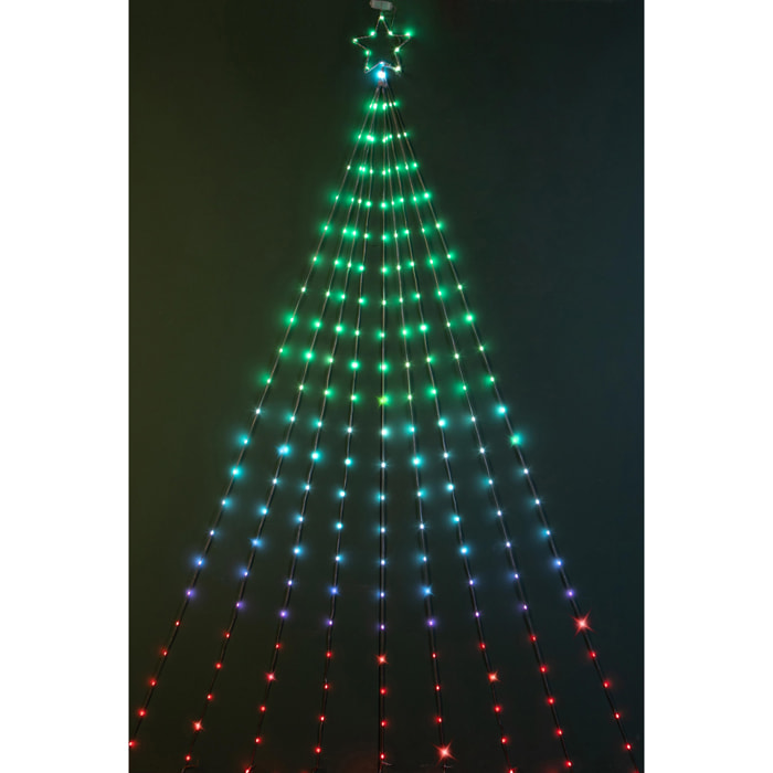 Albero con led 3,60 mt 32 Digit Giochi e sterno - Pezzi 1 - Colore:Multicolore - Bianchi Dino - -