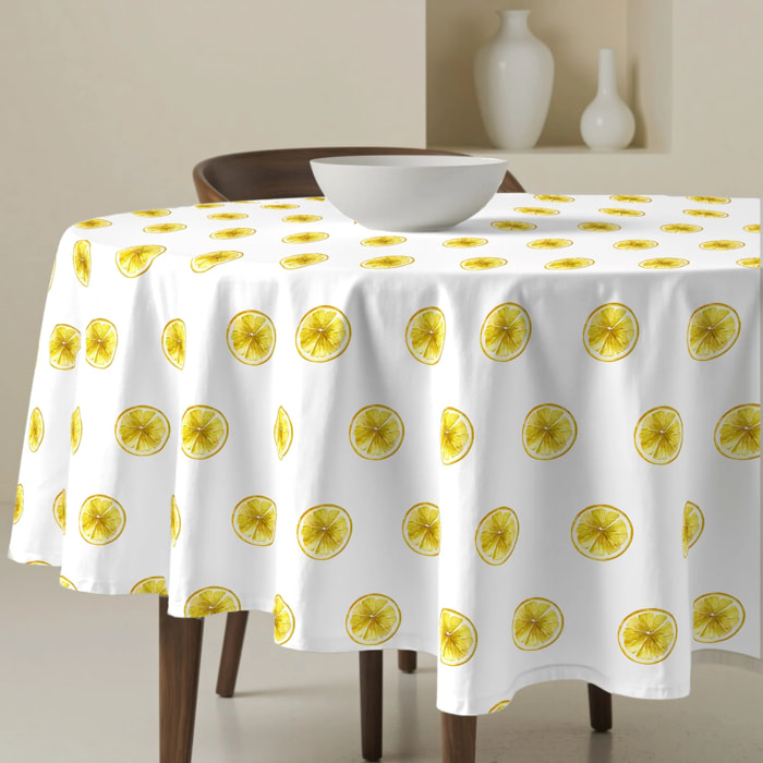 Nappe ronde anti-taches Mateo