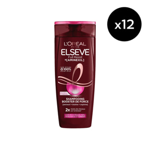 Lot de 12 - L'Oréal Paris Elseve Full Resist Shampooing Booster de Force 300ml