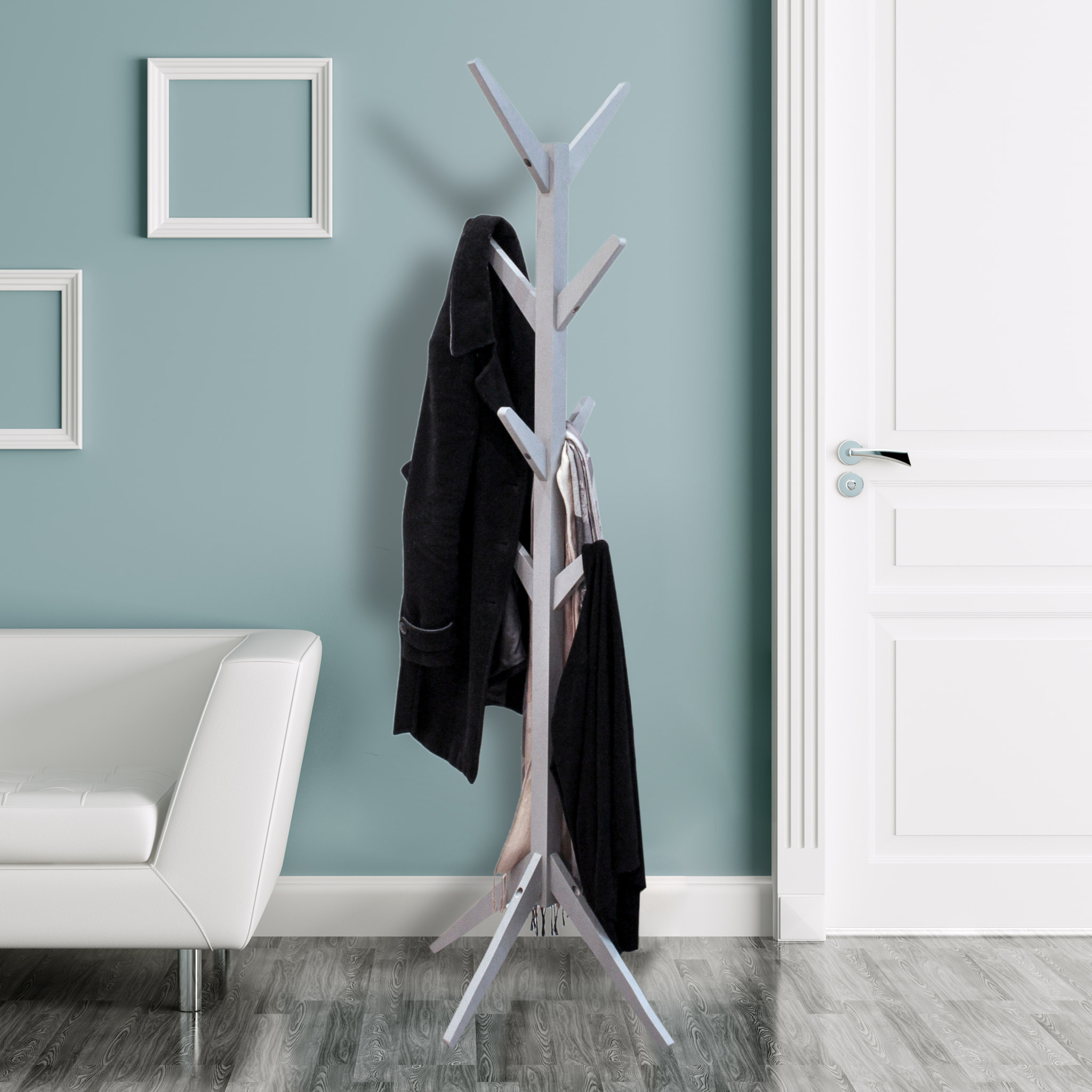 Portemanteau Arbre Gris 178cm