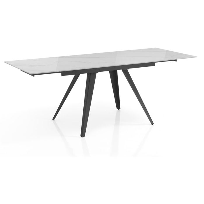 Tomasucci Table extensible EKA MARBRE BLANC