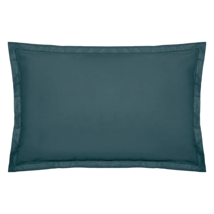 Taie d'oreiller "Carina" coton 50x70cm bleu orage