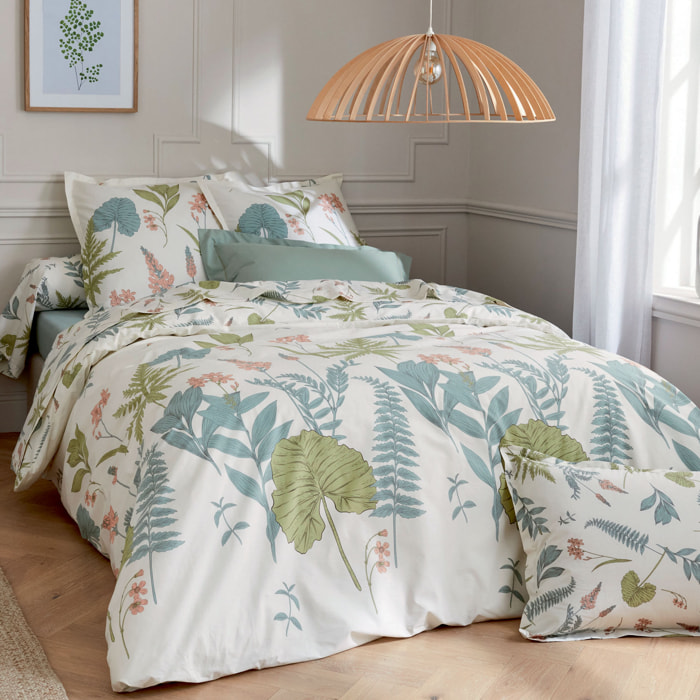 Parure de couette au style nature - Vert