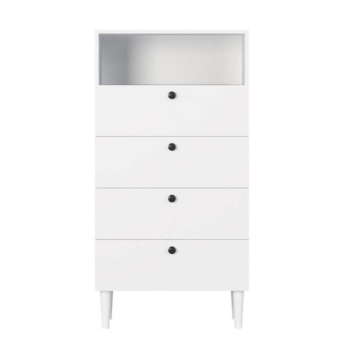 Gaby - commode - blanc - 60x115 cm - Blanc